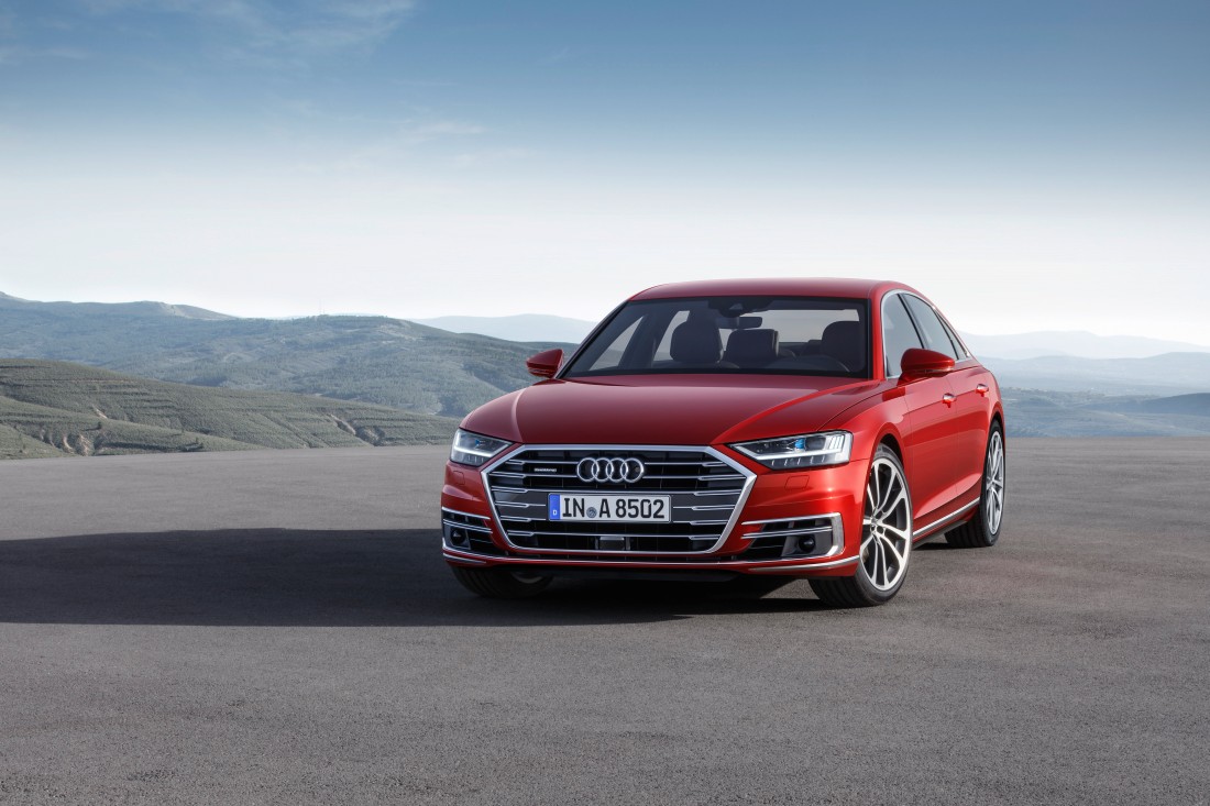 New Audi A8 Front
